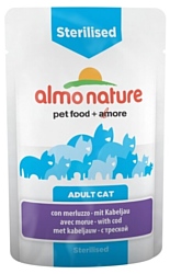 Almo Nature (0.055 кг) 1 шт. Functional Adult Sterilised with Cod