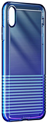 Baseus Colorful Airbag Protection для iPhone XS Max (черный/синий)