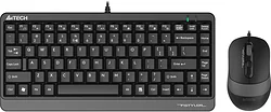 Набор клавиатуры и мыши A4Tech Fstyler F1110 Black/Grey Набор клавиатуры и мыши A4Tech Fstyler F1110 Black/Grey