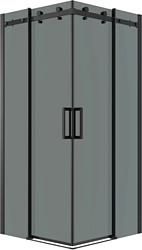 Душевой уголок Grossman Classic 90x90x195 300.K33.04.9090.21.10 (черный матовый/тонированное стекло)
