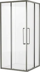 Душевой уголок Cezares RELAX-304-A-2-90-C-GM (оружейная сталь)
