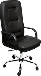 Кресло Деловая обстановка Пилот Стандарт кожа (черный/хром) Кресло Деловая обстановка Пилот Стандарт кожа (черный/хром)