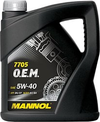 Mannol O.E.M. for Renault Nissan 5W-40 4л