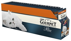 Gourmet (0.085 кг) 24 шт. Perle Мини-филе в подливе с индейкой