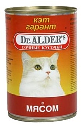 Dr. Alder КЭТ ГАРАНТ мясо кусочки в желе Для домашних кошек (0.4 кг) 12 шт.