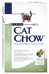 CAT CHOW Special Care Sterilized с индейкой (0.4 кг)