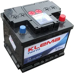 Автомобильный аккумулятор Klema Norm 6CТ-50А3(0) (50Ah)