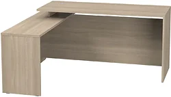 Офисный стол для руководителя Премиум Акцент угловой 190 (шимо светлый) Офисный стол для руководителя Премиум Акцент угловой 190 (шимо светлый)