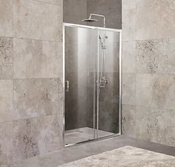 Душевая дверь BelBagno UNIQUE-BF-1-120/135-C-Cr (прозрачное стекло)