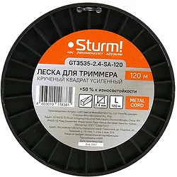 Леска для триммера Sturm! GT3535-2.4-SA-120