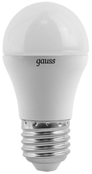 Gauss LED G45 6.5W 2700K E27 105102107