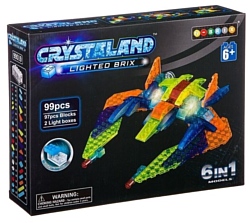 Crystaland Lighted Brix 86901 Космический корабль 6 в 1