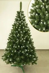 Новогодняя елка Maxy Poland Нарядная SuperLux с белыми концами 1.2 м Новогодняя елка Maxy Poland Нарядная SuperLux с белыми концами 1.2 м