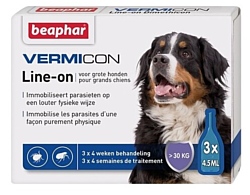 Beaphar капли от блох и клещей Vermicon Line-on для собак