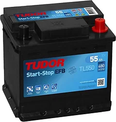 Автомобильный аккумулятор Tudor Start-Stop EFB TL550 (55Ah) Автомобильный аккумулятор Tudor Start-Stop EFB TL550 (55Ah)