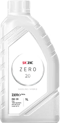 Моторное масло ZIC ZERO 20 0W-20 1л
