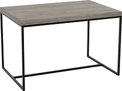 Кухонный стол TMB Loft Фрейм Дуб 1500x800 40 мм (графит)