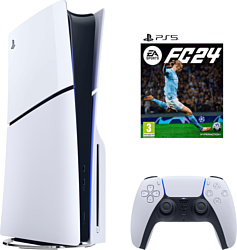 Игровая приставка Sony PlayStation 5 Slim + EA Sports FC 24