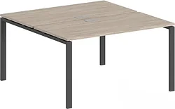 Стол для работы Norden 140x123.8x75 SG.242.OL.63.AN (антрацит/дуб светлый)