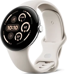 Умные часы Google Pixel Watch 3  LTE 45 мм (полированное серебро/фарфор)
