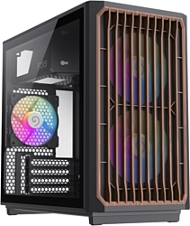 Корпус для компьютера GameMax F35 BW (коричневый)