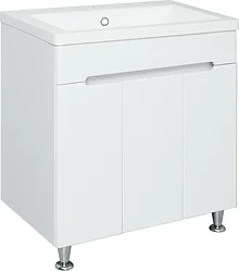 Тумба под умывальник Runo  Runo Парма 75 3 двери + Omega 75 (напольная)