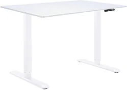 Стол для работы стоя ErgoSmart Manual DESKFIT DF100 1380х800х18 мм (Ясень Тронхейм/белый)