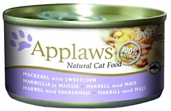 Applaws Cat Mackerel with Sweetcorn canned (0.07 кг) 1 шт.