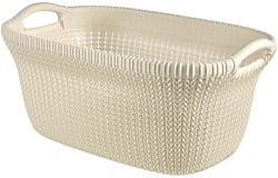 Keter Knit Laundry Basket OASWHT STD 40L (белый)