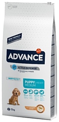 Advance (12 кг) Puppy Medium курица и рис