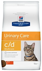 Hill's Prescription Diet C/D Multicare Feline Chicken dry (10 кг)
