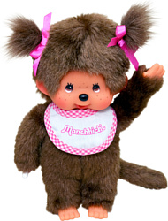 Monchhichi Девочка в розовом слюнявчике 255550