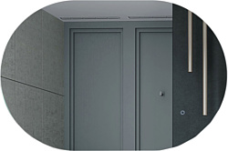 Зеркало Алмаз-Люкс  Seoul 10070s-6 (с подсветкой)