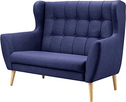 Прямой диван Mio Tesoro Фиджи (Madagaskar 08/натуральное дерево)