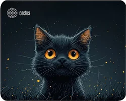 Коврики для мыши CACTUS Black Cat CS-MPC-D09S