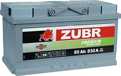 Автомобильный аккумулятор Zubr R+ 1014101 (85Ah)