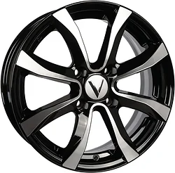 Колесный диск Вектор K110 6x15/4x100 D67.1 ET35 Черный с проточкой Колесный диск Вектор K110 6x15/4x100 D67.1 ET35 Черный с проточкой