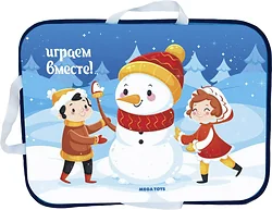 Mega Toys Снеговик и дети 22611 Mega Toys Снеговик и дети 22611