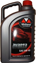 Моторное масло Midland Avanza 5W-40 4л