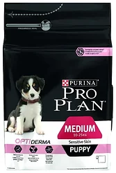 Purina Pro Plan (3 кг) Medium Puppy сanine Sensitive Skin Salmon with Rice dry Purina Pro Plan (3 кг) Medium Puppy сanine Sensitive Skin Salmon with Rice dry