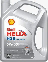 Моторное масло Shell HX8 Synthetic 5W-30 4л