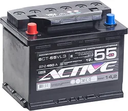Автомобильный аккумулятор АкТех ActiveFrost 6СТ-55 VLЗ (55Ah) Автомобильный аккумулятор АкТех ActiveFrost 6СТ-55 VLЗ (55Ah)