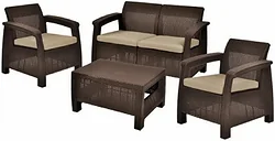 Keter Corfu Set (коричневый)