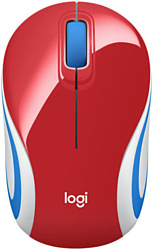 Мышь Logitech M187 red/blue