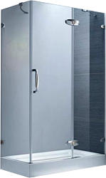 RGW SA-41 100x80 (хром/прозрачное стекло)