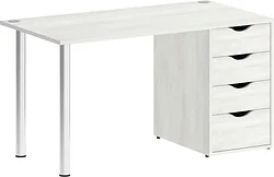 Стол для работы Riva Home Office VR.SP-3-138.4 Silver (снежная патина)