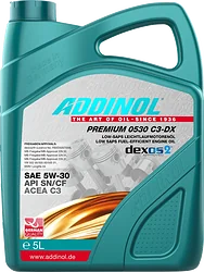 Моторное масло Addinol Premium 0530 C3-DX 5W-30 5л