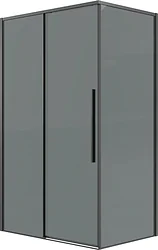 Душевой уголок Grossman Galaxy 100x80x195 120.K33.01.1080.42.10 (графит сатин/стекло тонированное)