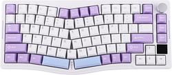 Клавиатура Ajazz AKS075 white/violet, Ajazz Flying Fish