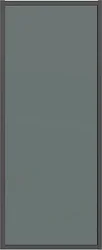Душевая перегородка Grossman Style 80x195 200.K33.05.80.21.10 (черный матовый, стекло тонированное)